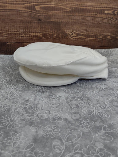 Bimbalo Boys’ One Piece Baptism Off White Velvet Outfit with Cap 6224 - Image 4