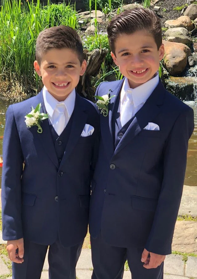 Michelina Bimbi Boys’ 100% Silk White Pocket Square - Image 7