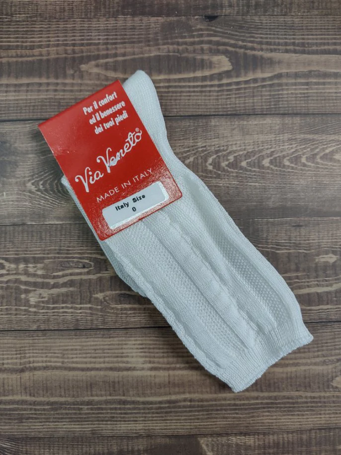 Via Veneto- Italian Cotton Knee Socks - Image 5
