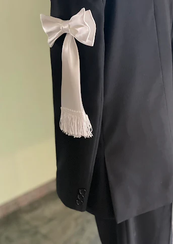 Michelina Bimbi Boys Gaberdine Italian 3pc Suit Classic Navy - Image 13