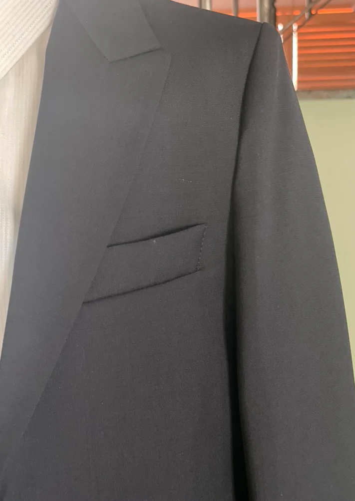 Michelina Bimbi Boys Gaberdine Italian 3pc Suit Classic Navy - Image 14