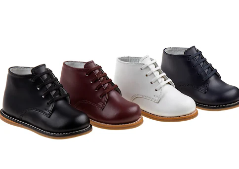 Josmo Logan Boys Navy Leather Walking Shoes - Image 6