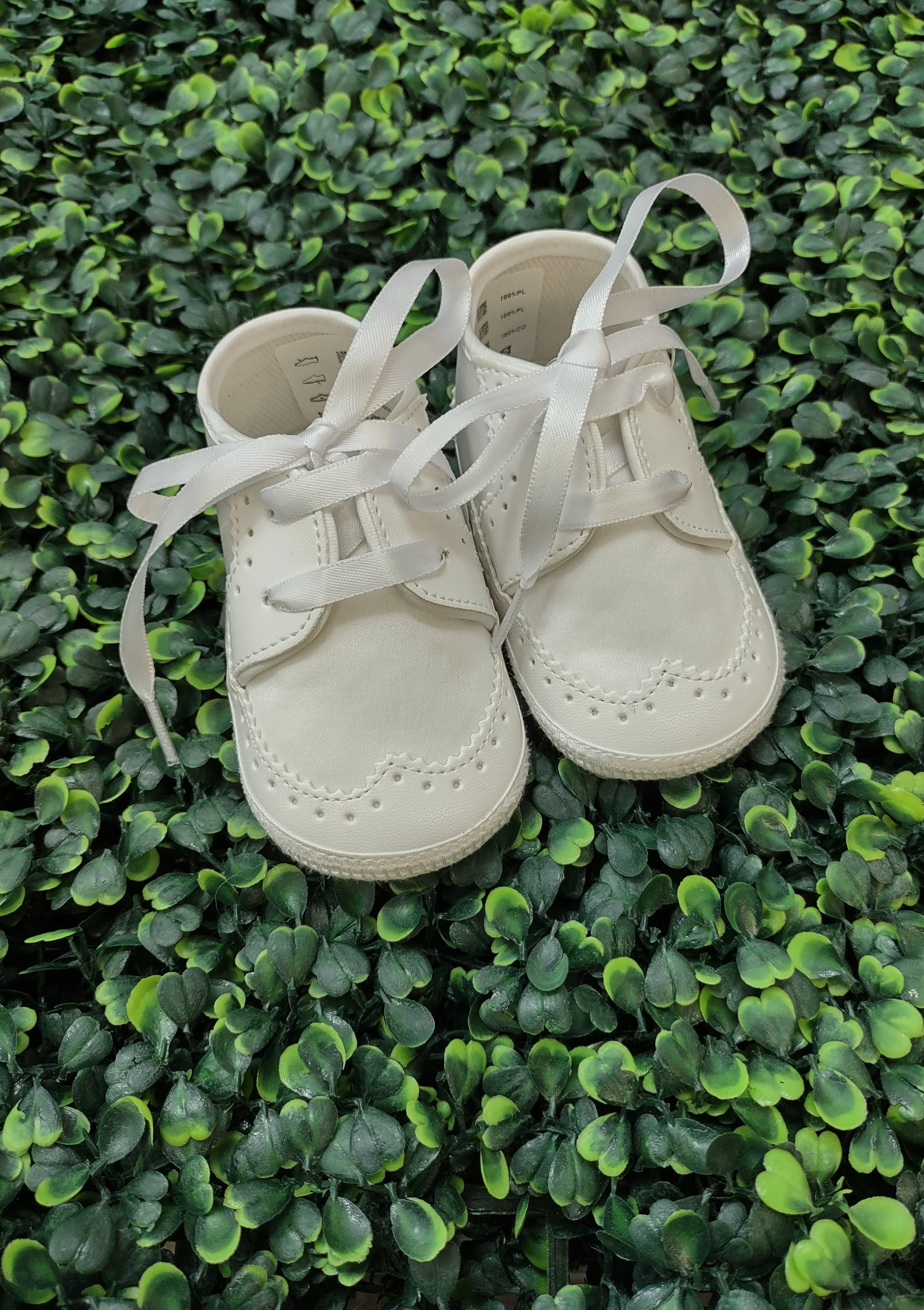 Stelline Boys Wing Tip Baptism Shoes Made in Italy - 2959 - Image 3