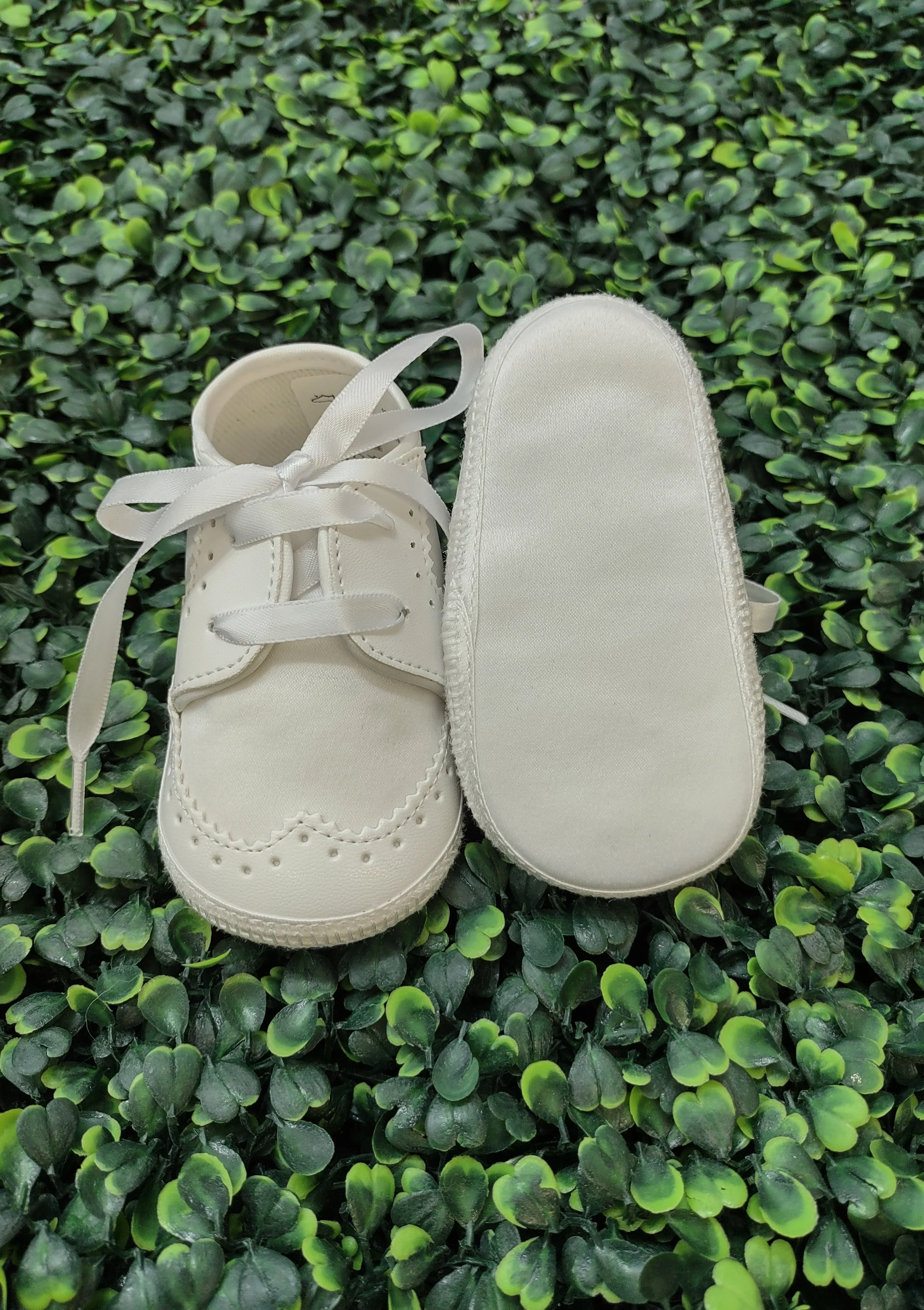 Stelline Boys Wing Tip Baptism Shoes Made in Italy - 2959 - Image 4