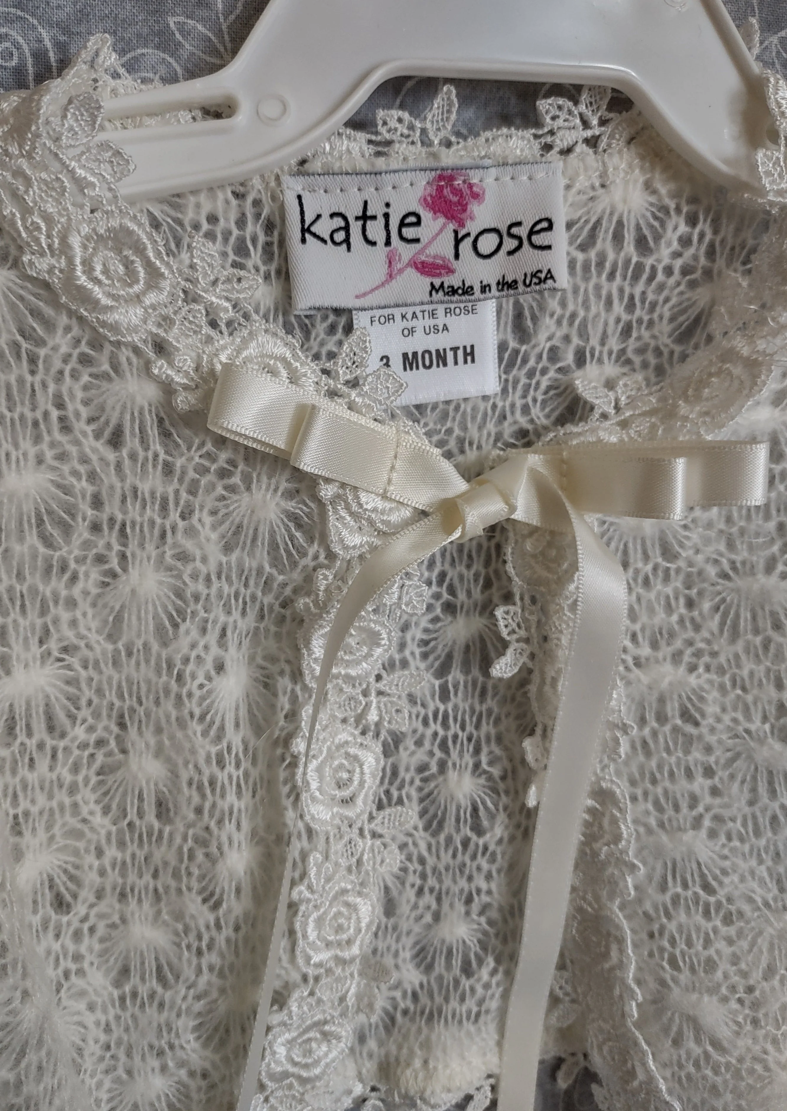 Katie Rose Cashmere Sweater with Rosette Trim KRCashm - Image 3