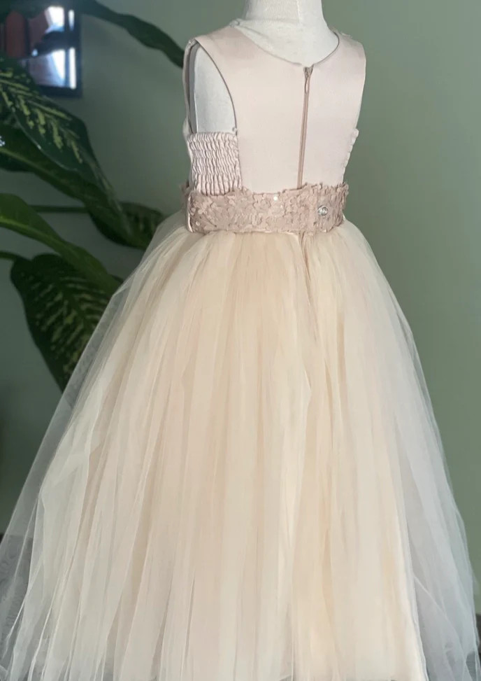 Dress with Floral Bolero - Image 4