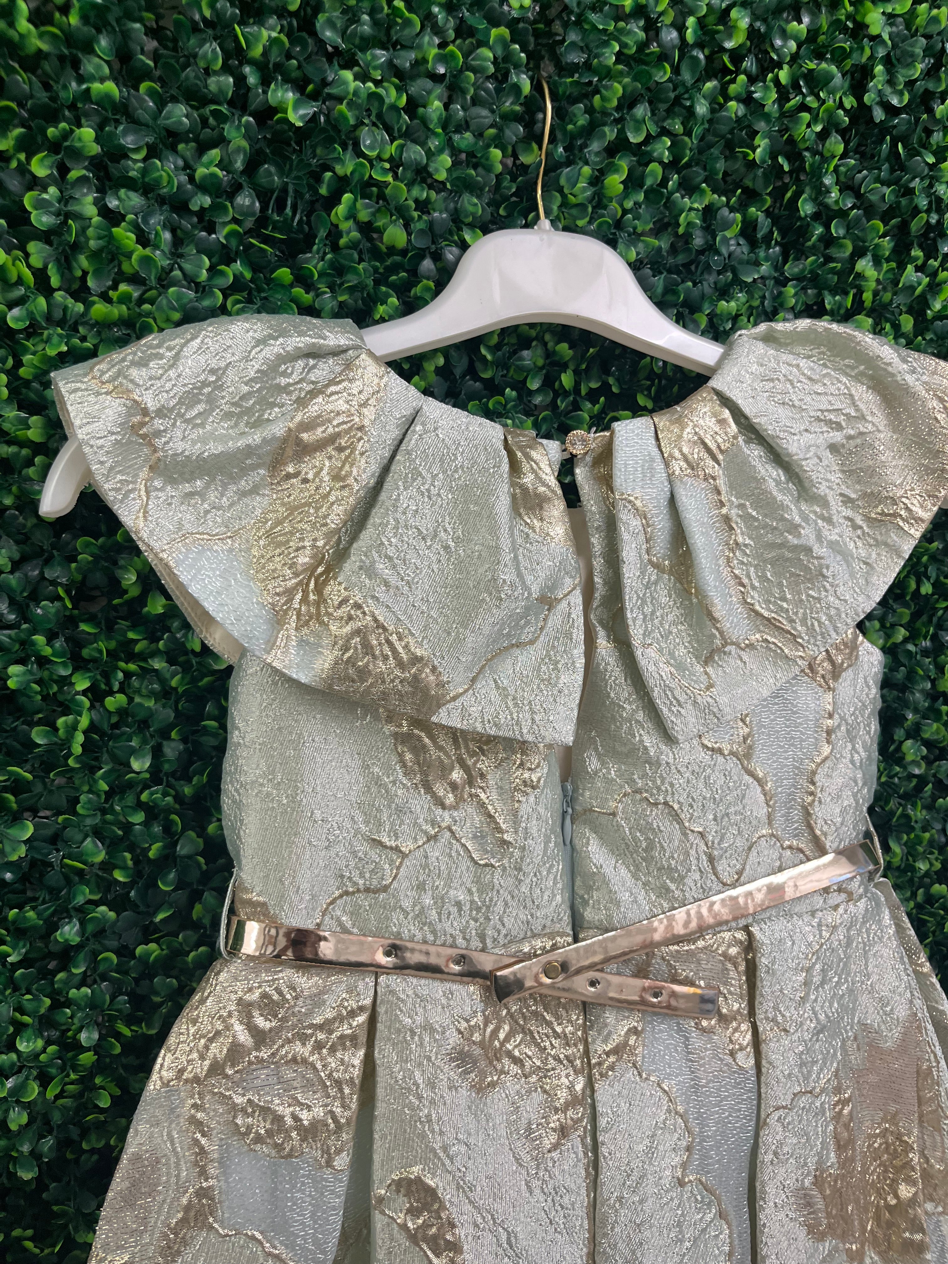 Girls' Jacquard Special Ocassion Party Dress 3818 - Image 10