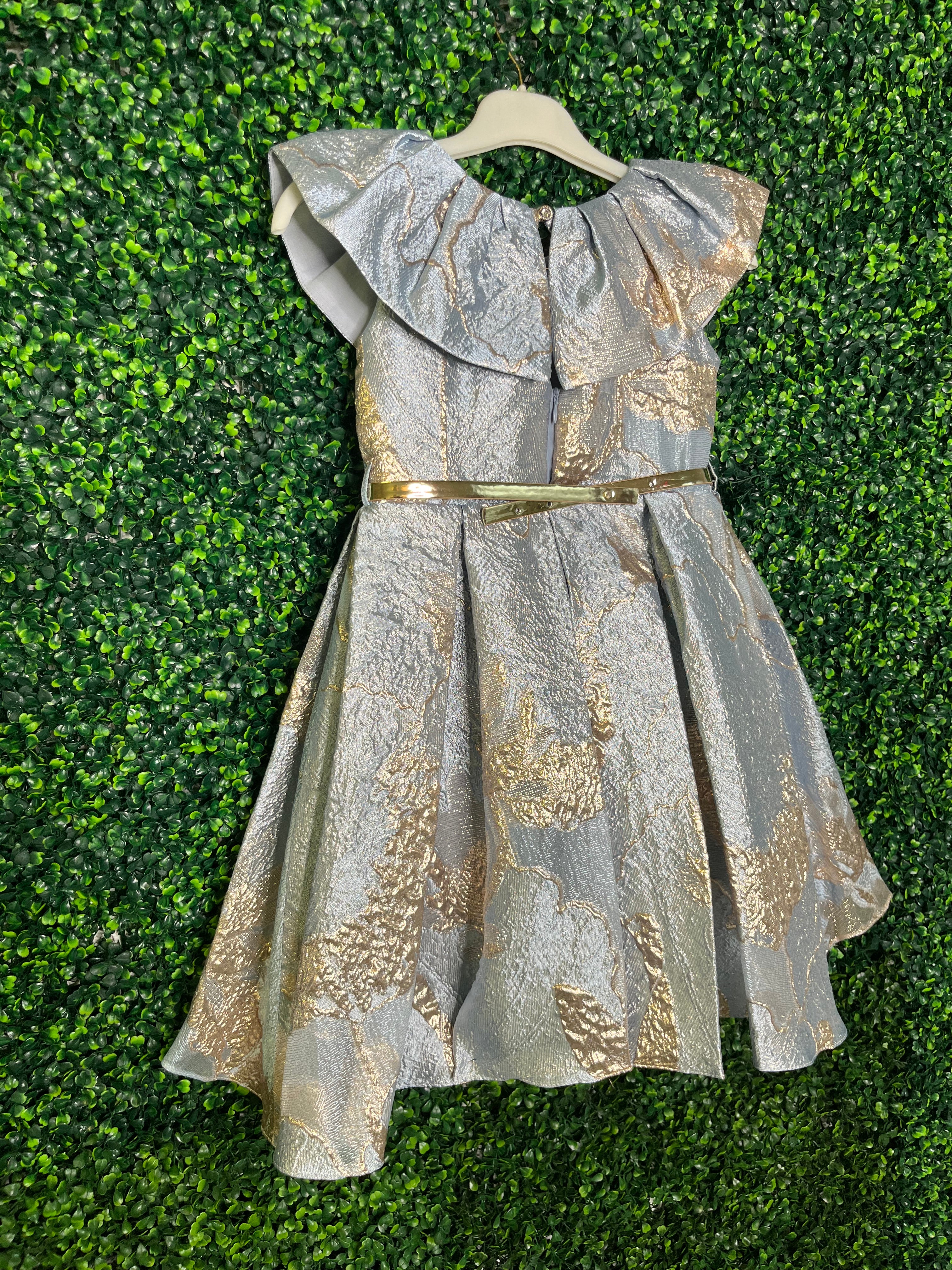 Girls' Jacquard Special Ocassion Party Dress 3818 - Image 6