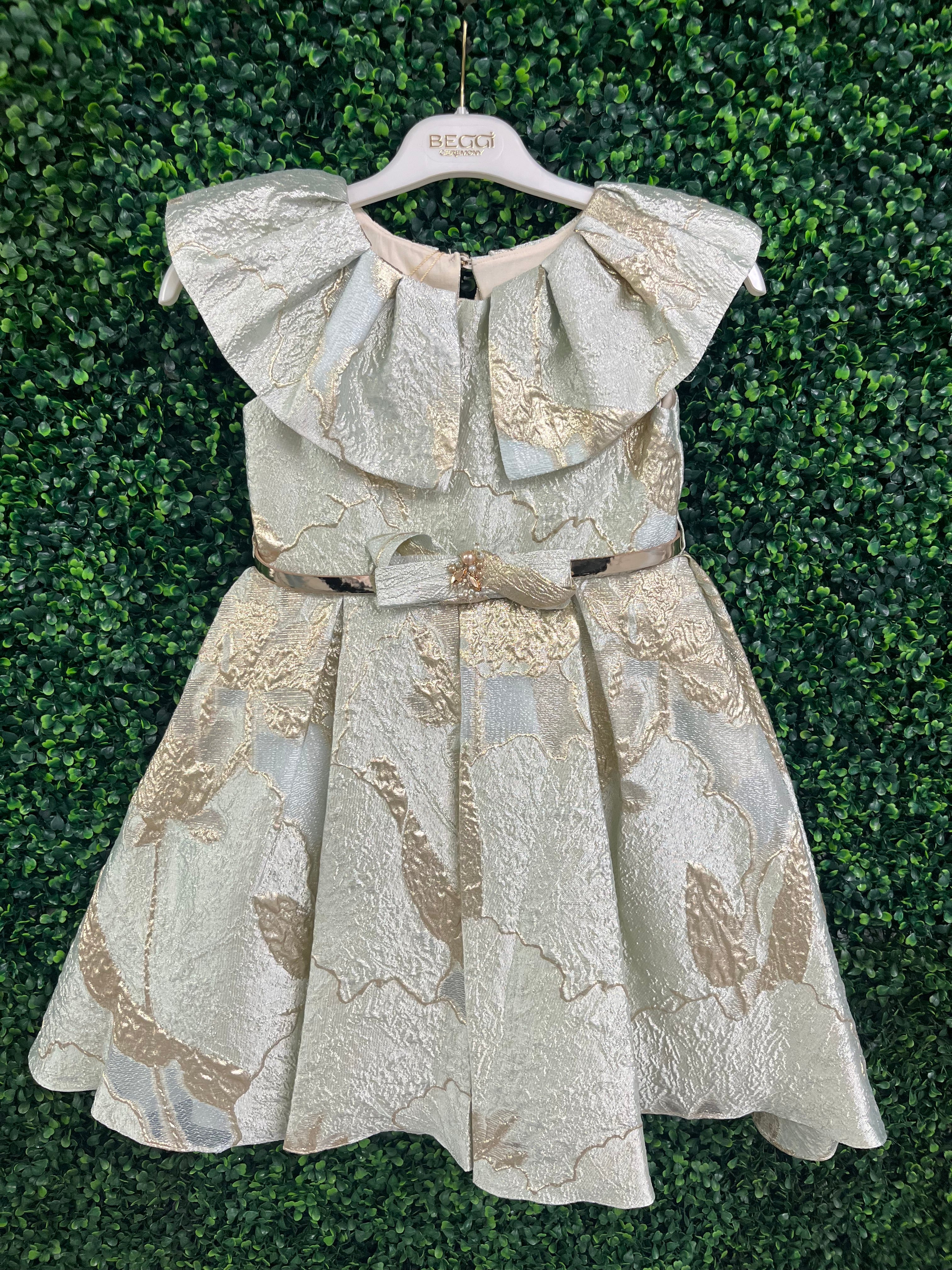 Girls' Jacquard Special Ocassion Party Dress 3818 - Image 7