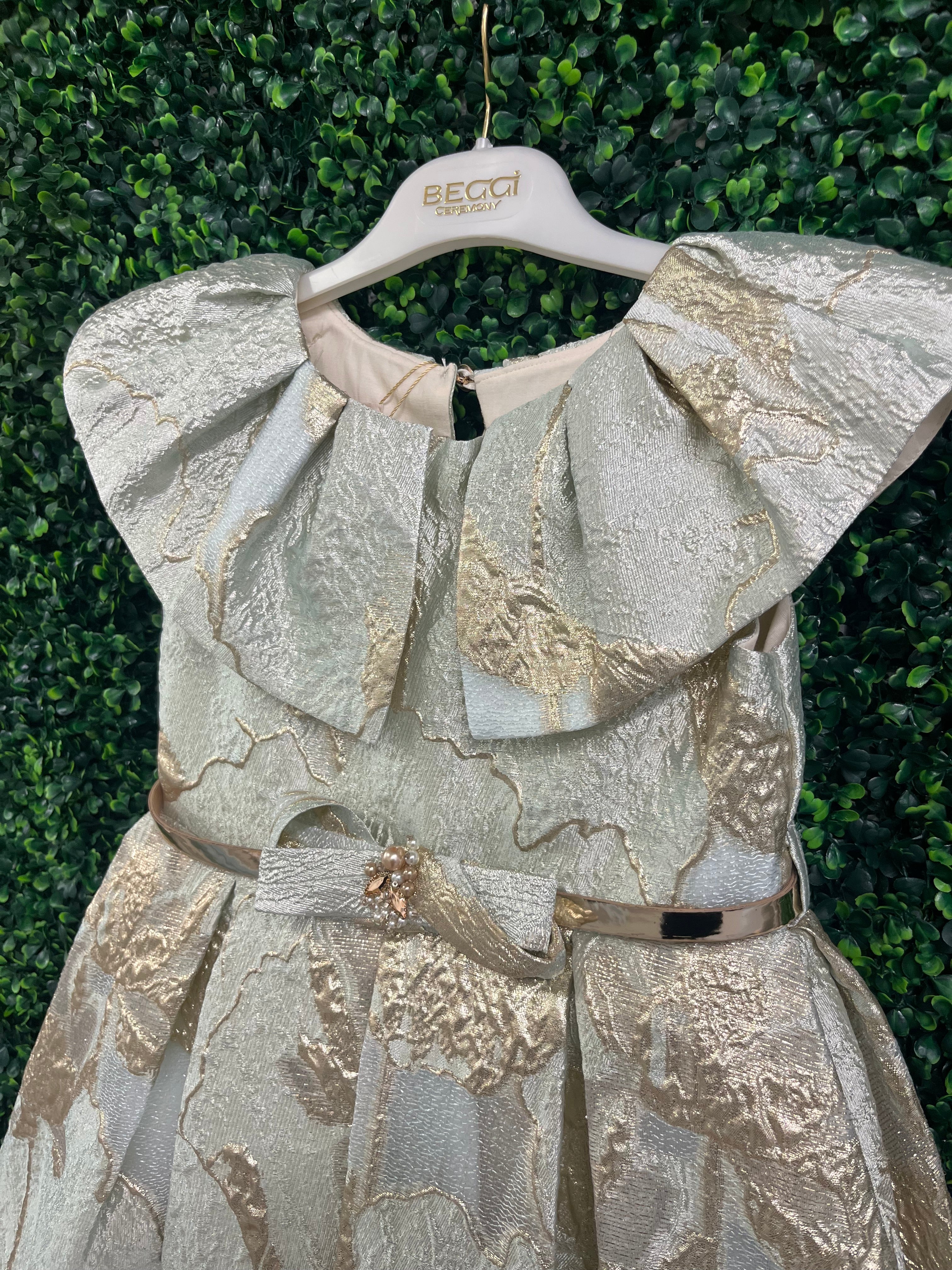 Girls' Jacquard Special Ocassion Party Dress 3818 - Image 8