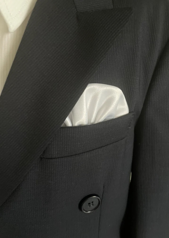 Michelina Bimbi Exclusive Italian Double Breasted Gaberdine Suit - Image 5