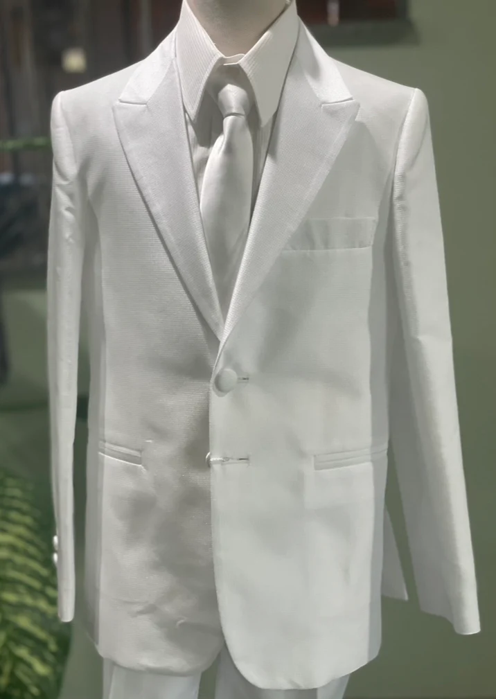 Michelina Bimbi Italian Matte SilkTextured Communion 3pc Suit - Image 17