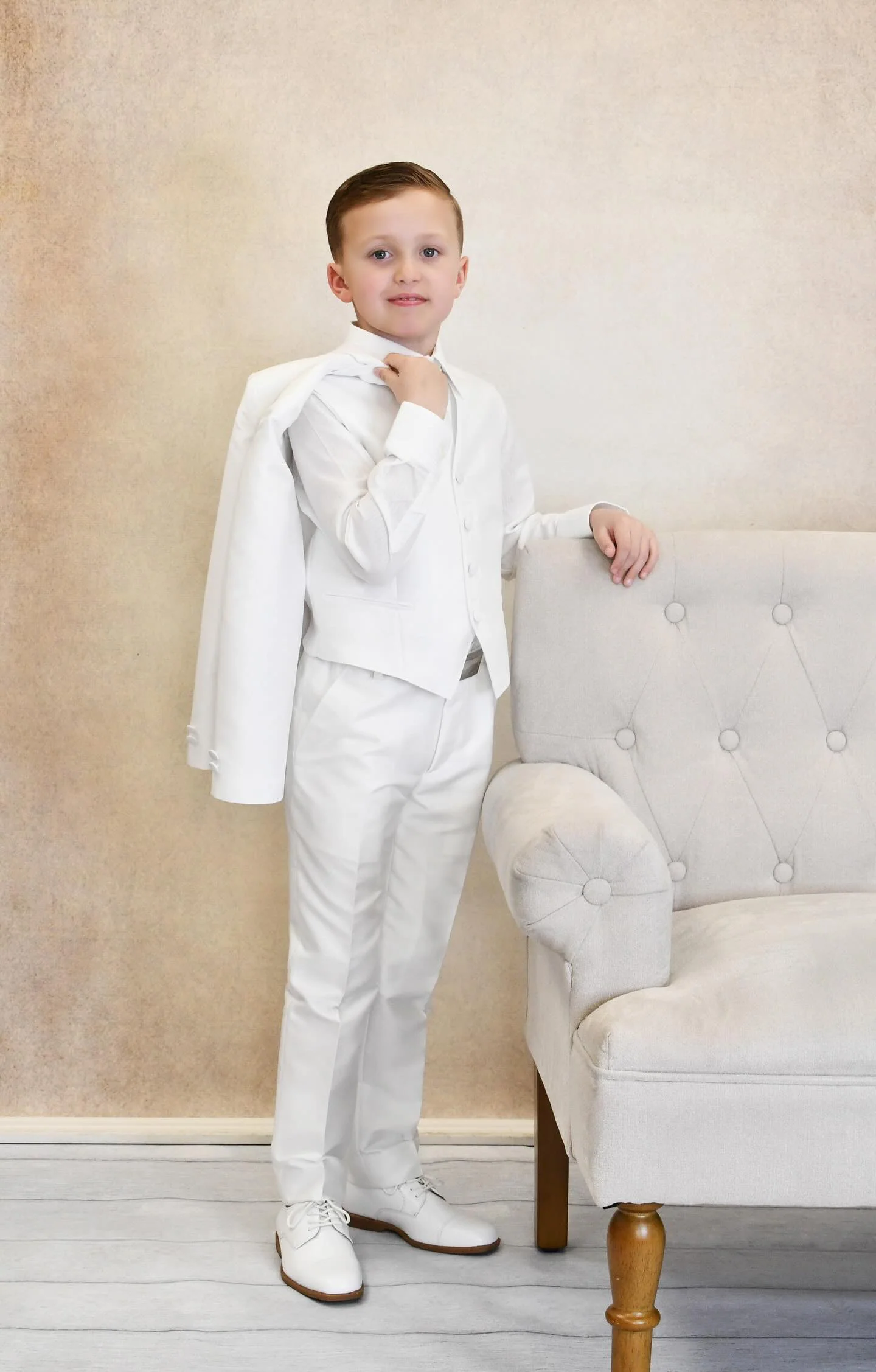 Michelina Bimbi Italian Matte SilkTextured Communion 3pc Suit - Image 21