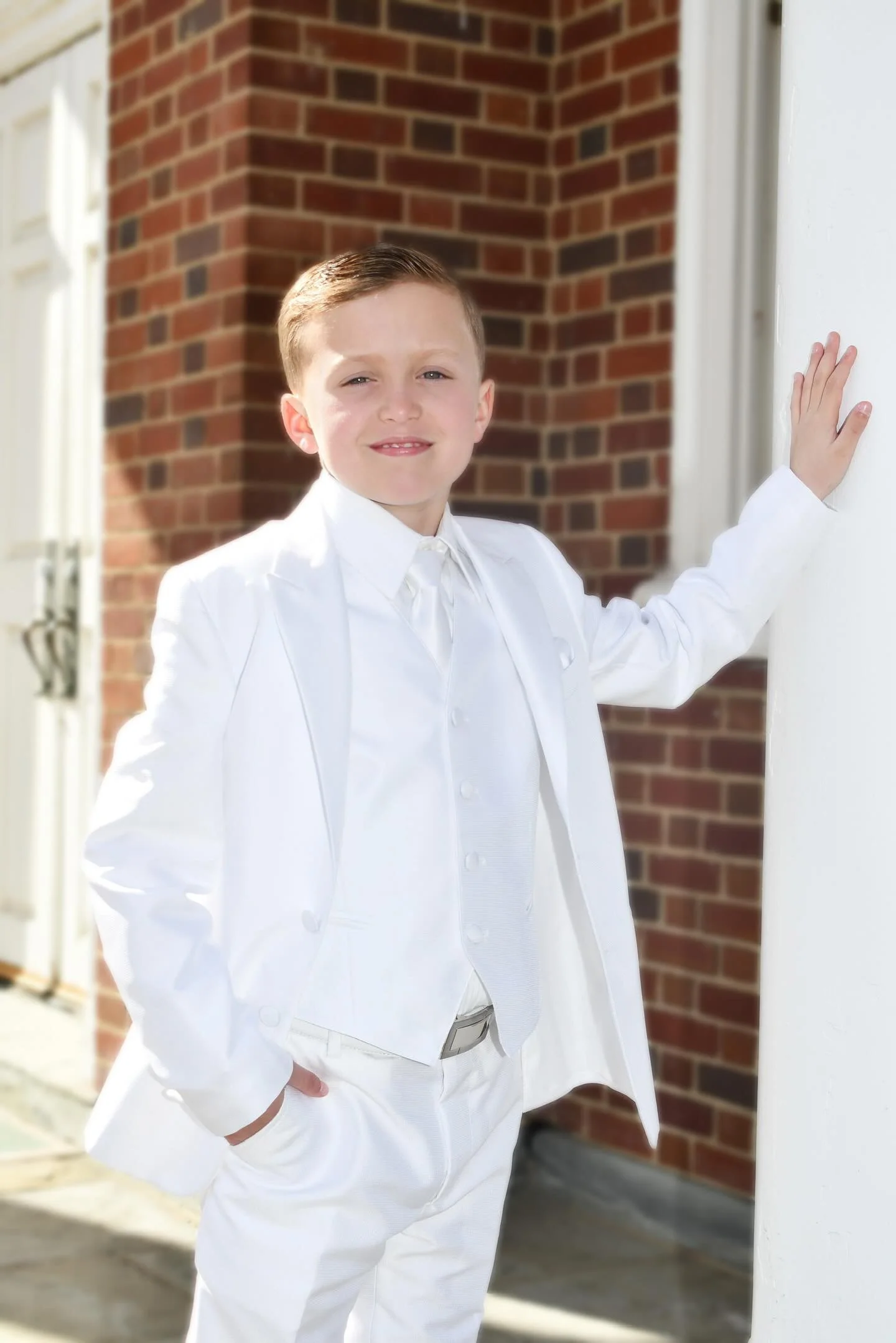 Michelina Bimbi Italian Matte SilkTextured Communion 3pc Suit - Image 22