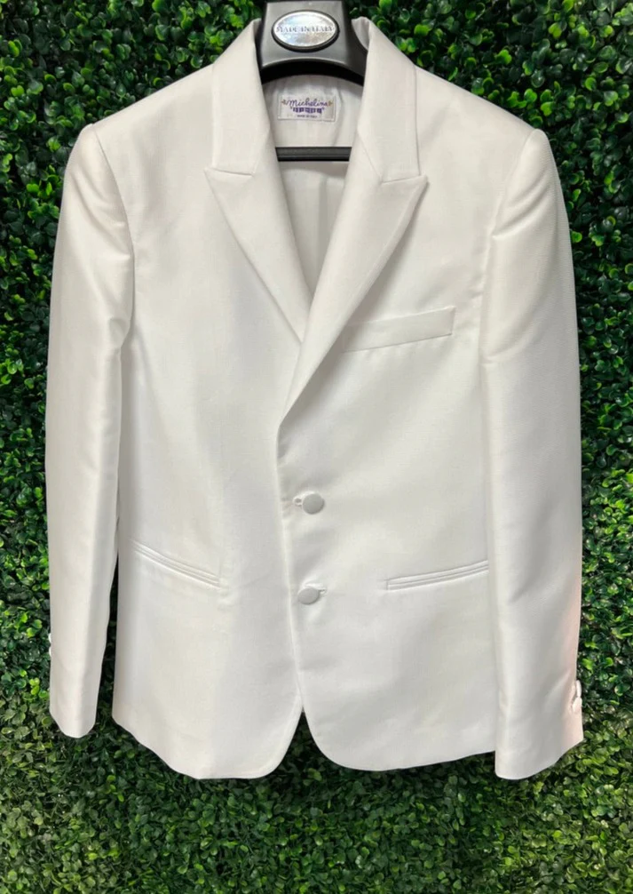 Michelina Bimbi Italian Matte SilkTextured Communion 3pc Suit - Image 5