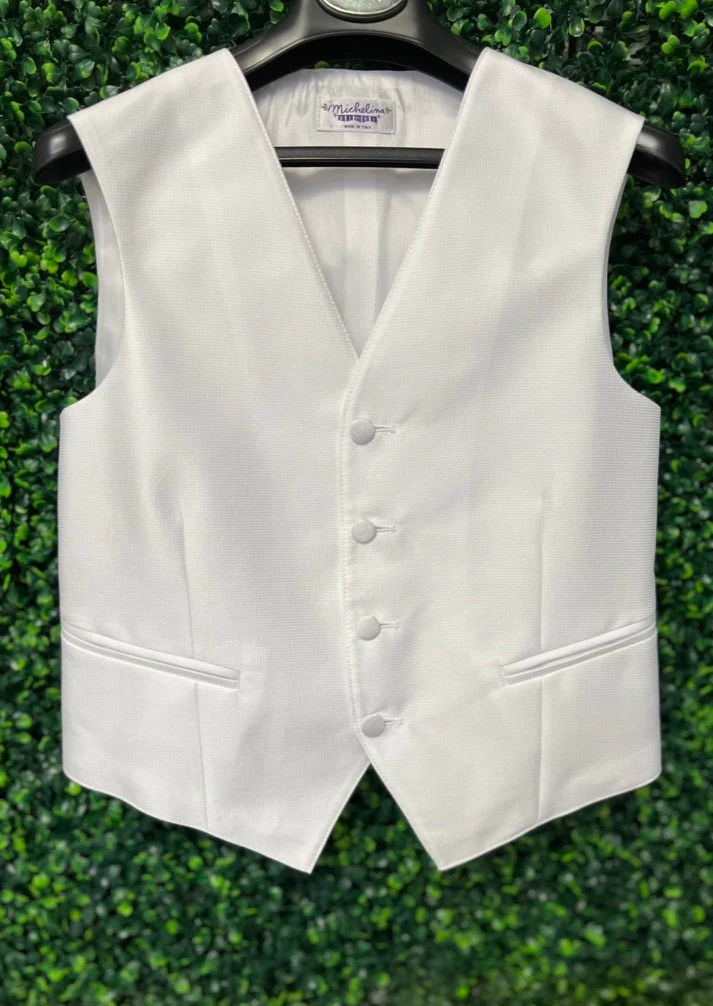 Michelina Bimbi Italian Matte SilkTextured Communion 3pc Suit - Image 7