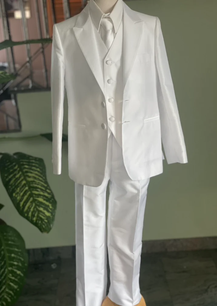 Michelina Bimbi Italian Matte SilkTextured Communion 3pc Suit - Image 9