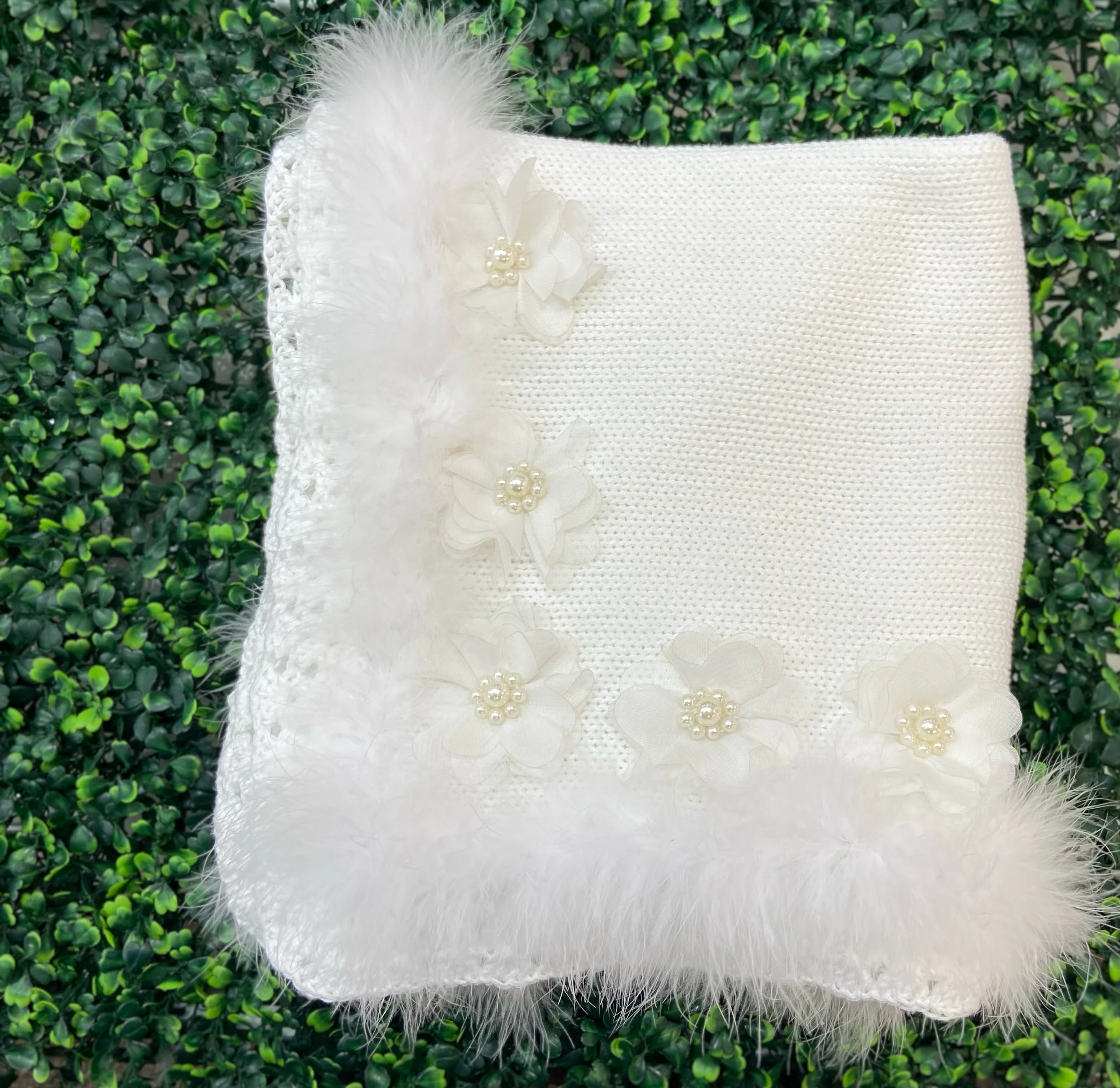 Knit and Marabou Feather Outfit - Image 5