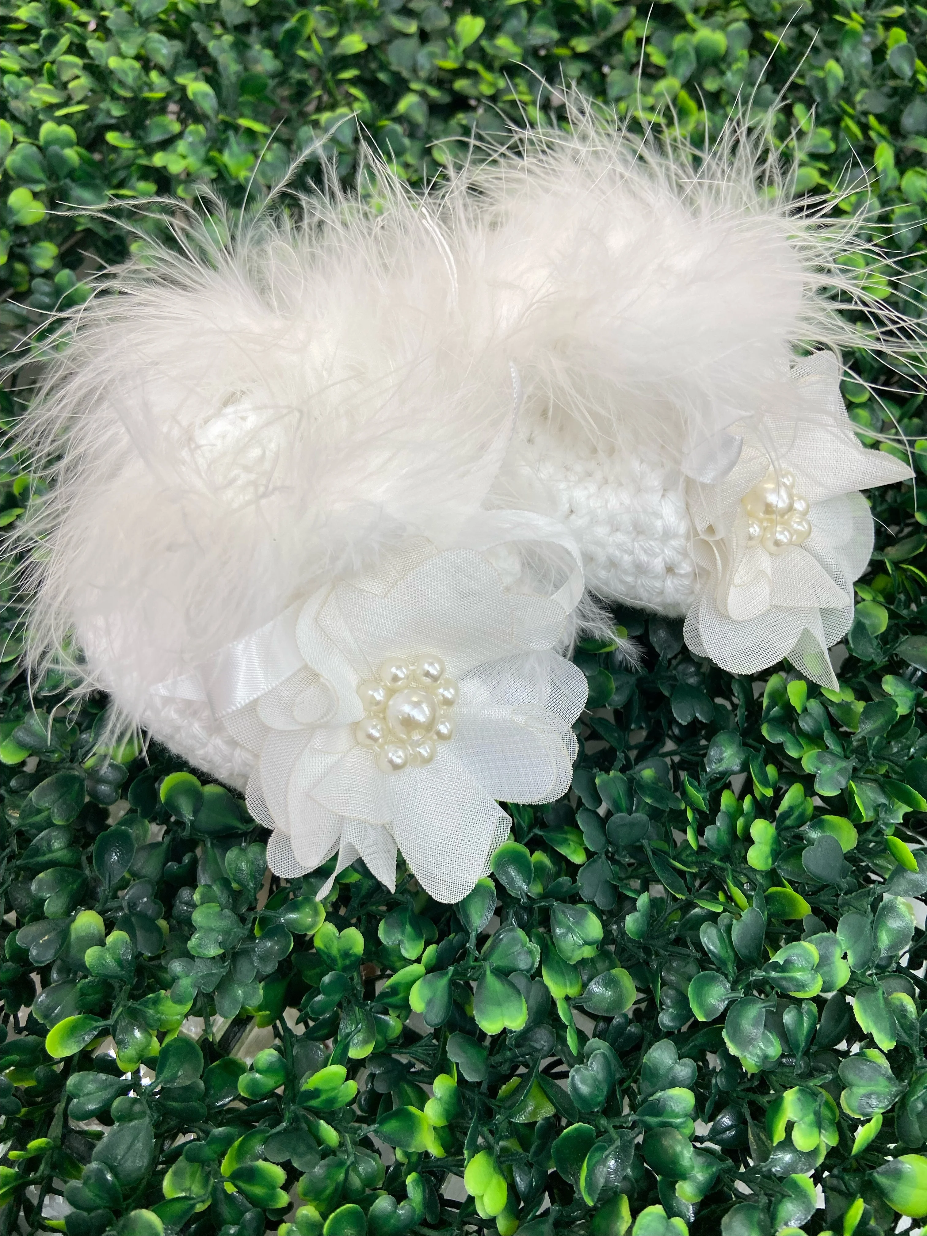 Knit and Marabou Feather Outfit - Image 6