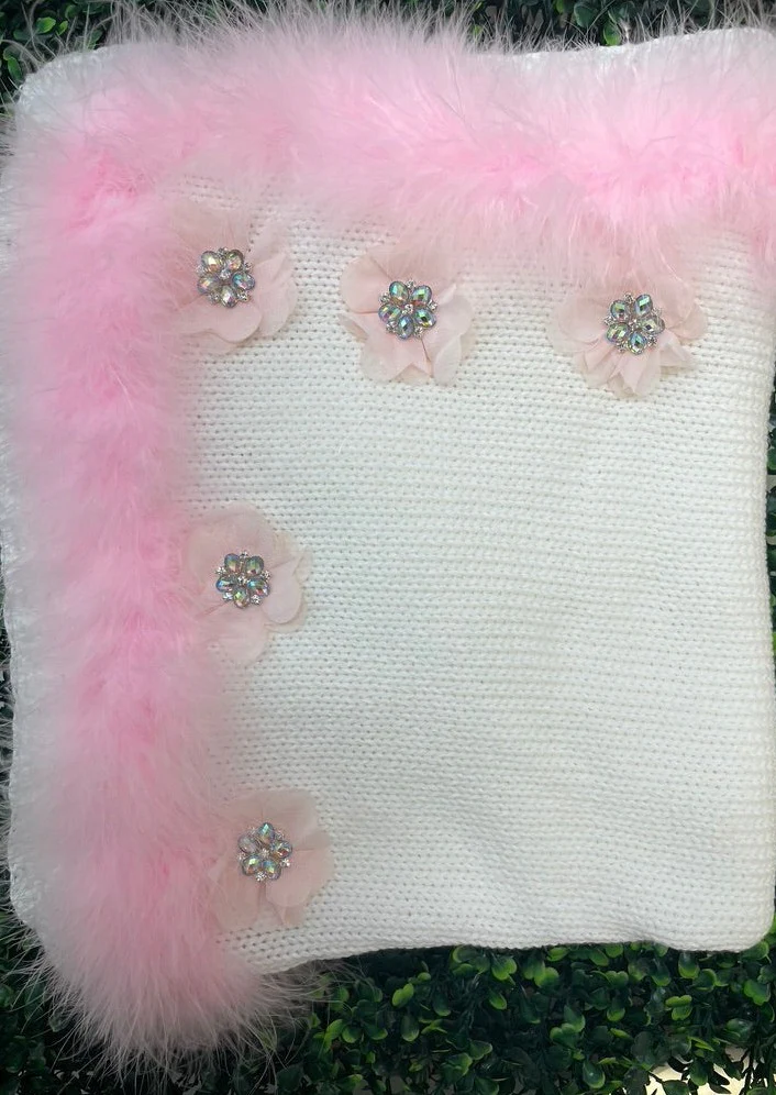 Knit and Marabou Feather Sweater Set - Image 5