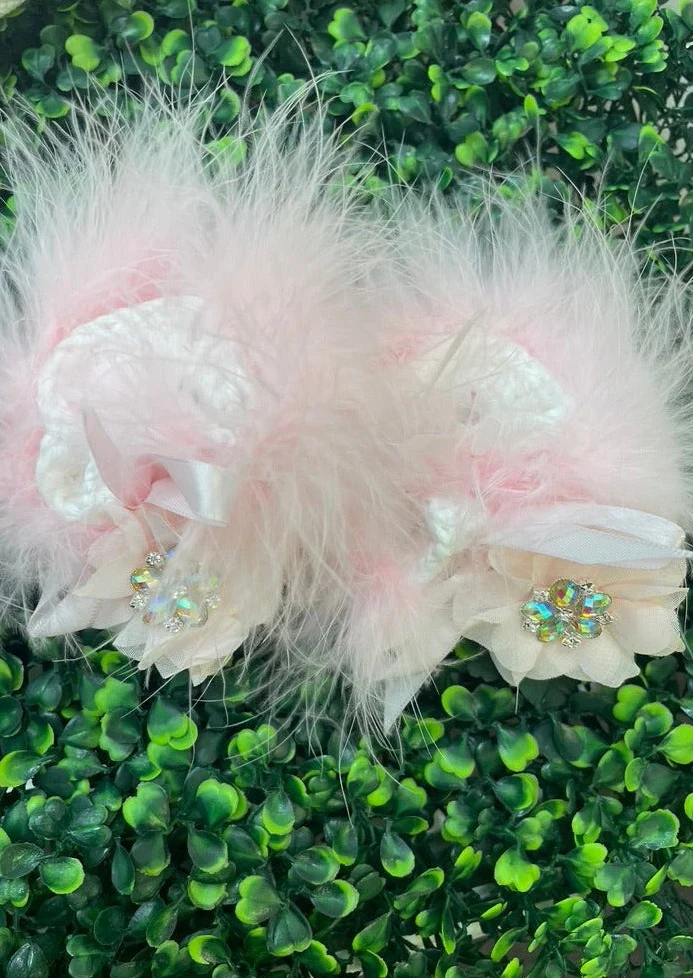 Knit and Marabou Feather Sweater Set - Image 6