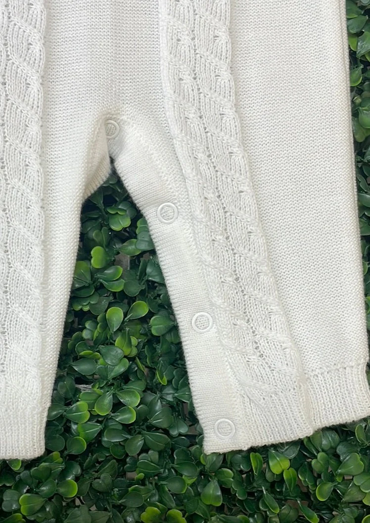 Boys Knit Cotton Christening Changing Outfit - Image 7