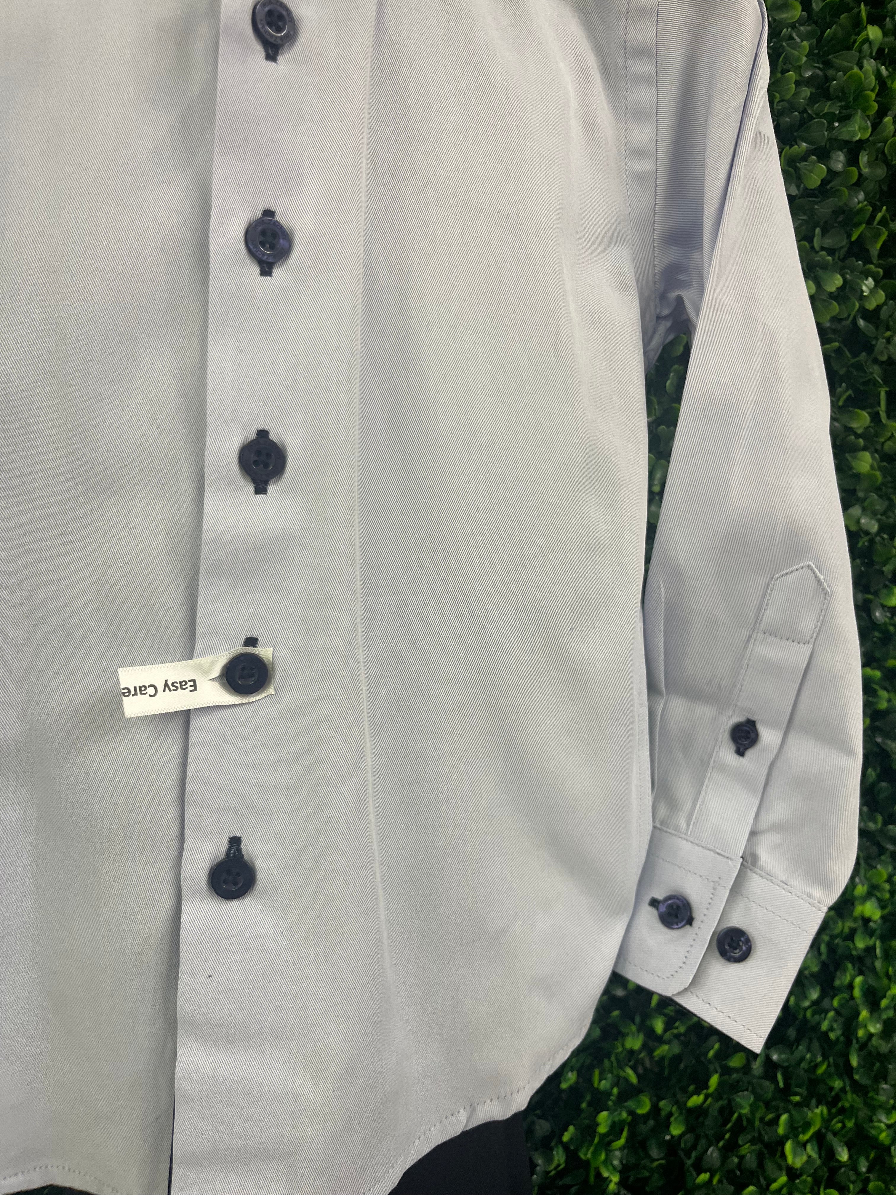 Leo & Zachary Boys Blue and Grey Plaid 3 Piece Suit 5451 - Image 6