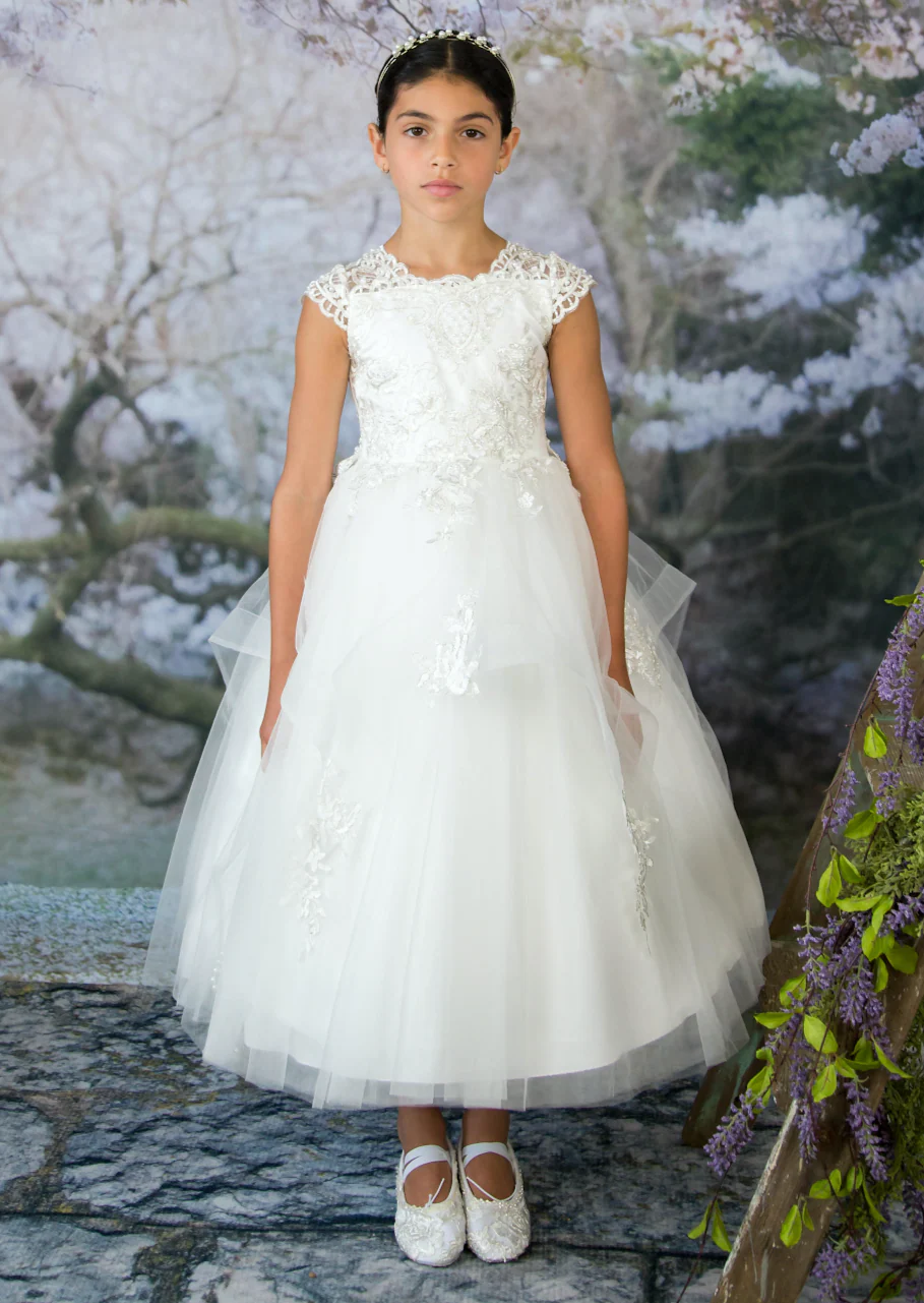 Princess Daliana Metallic Tiered Dress Best Seller! 2075 - Image 3