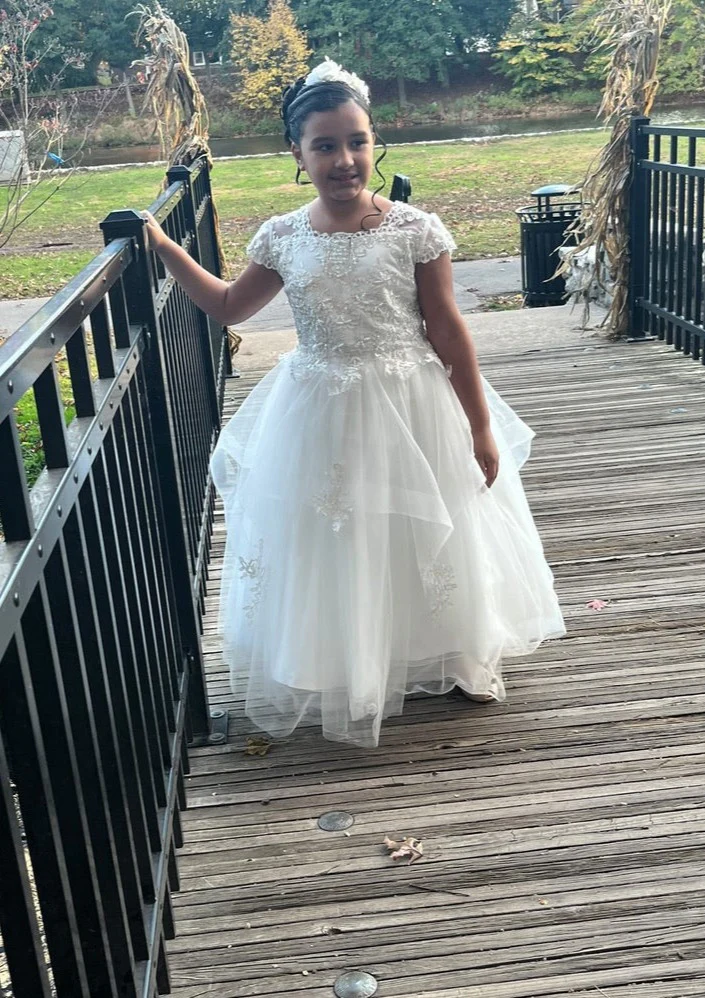 Princess Daliana Metallic Tiered Dress Best Seller! 2075 - Image 5