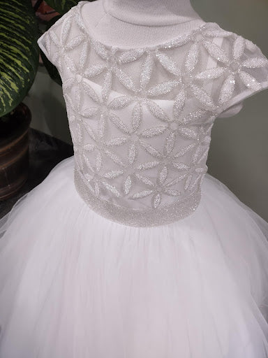 Michelina Bimbi Satin and Tulle Communion Dress with Coverlet J3009 - Image 10