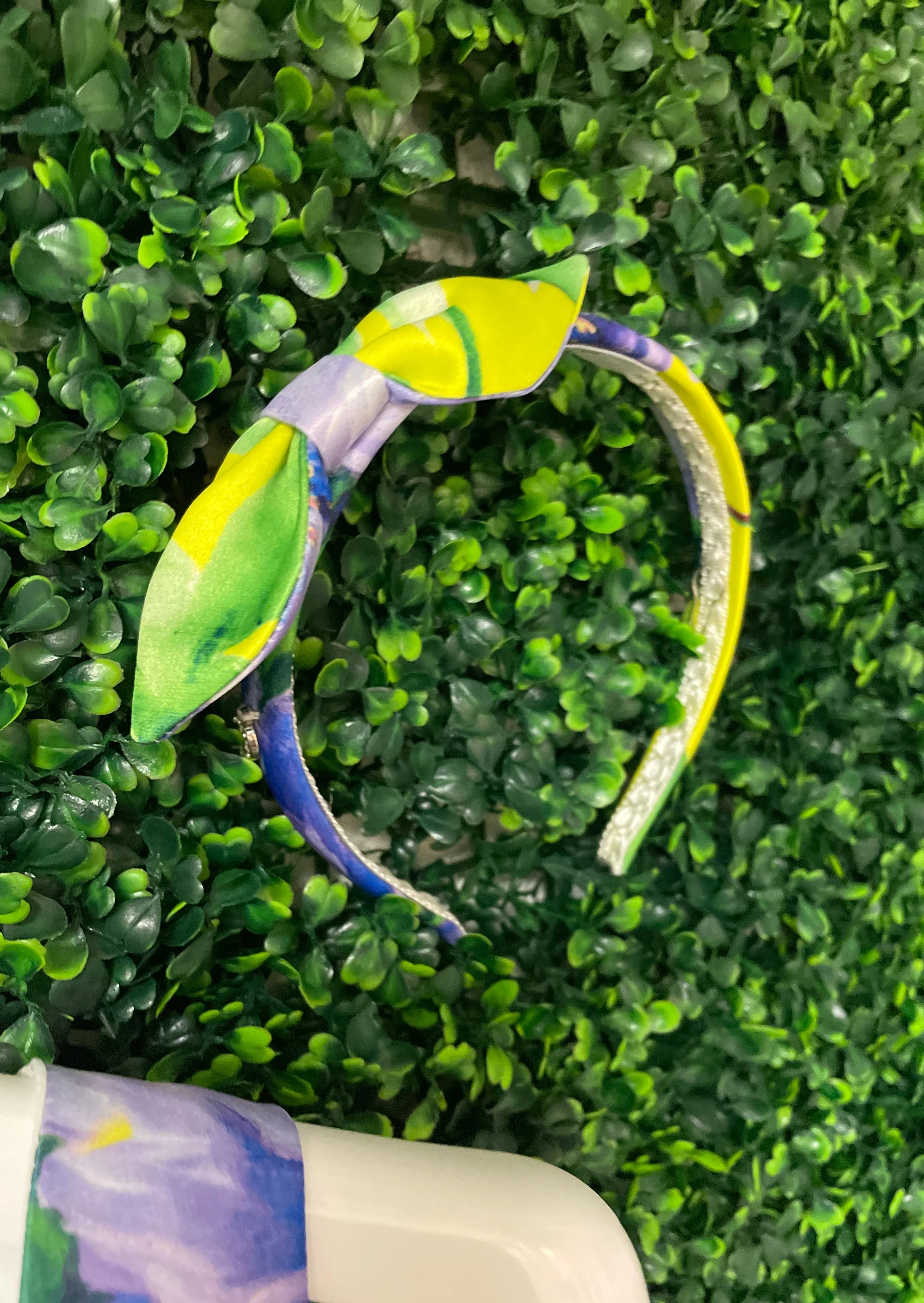 Sara's Exclusive! Michelina Bimbi Yellow and Lavender Floral Party Dress Made In Italy - Image 8