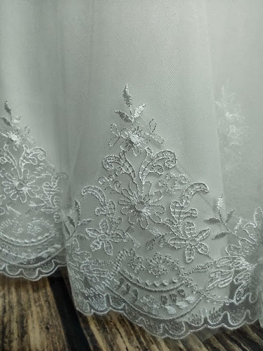 Nan & Jan Girls’ Christening Organza Francesca Gown - Image 5