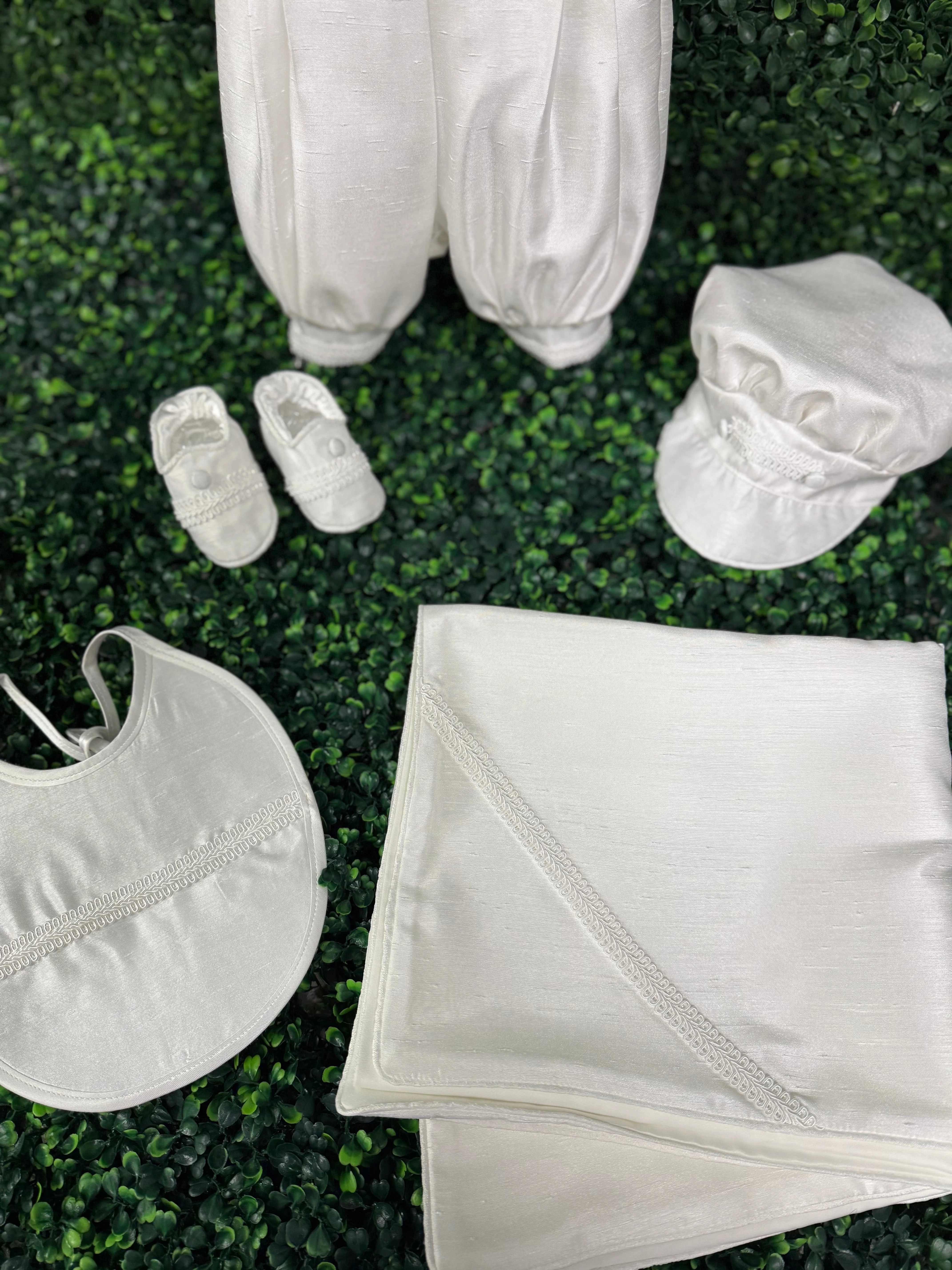 Piccolo Bacio Boys' Little Prince Baptism Outfit with Cording Detail - Image 15