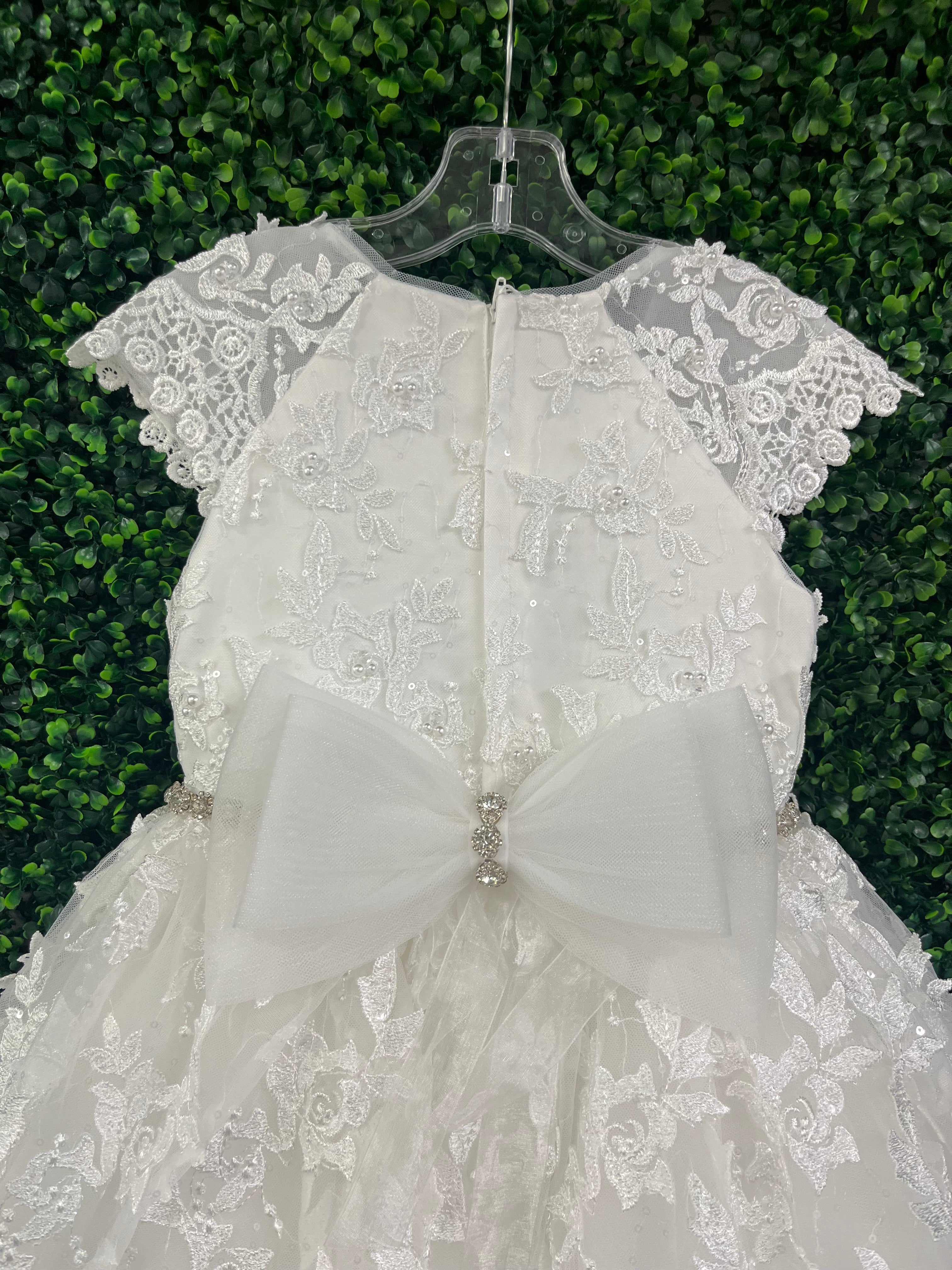 Princess Daliana 3D Floral Lace Gown - Z23116 - Image 6