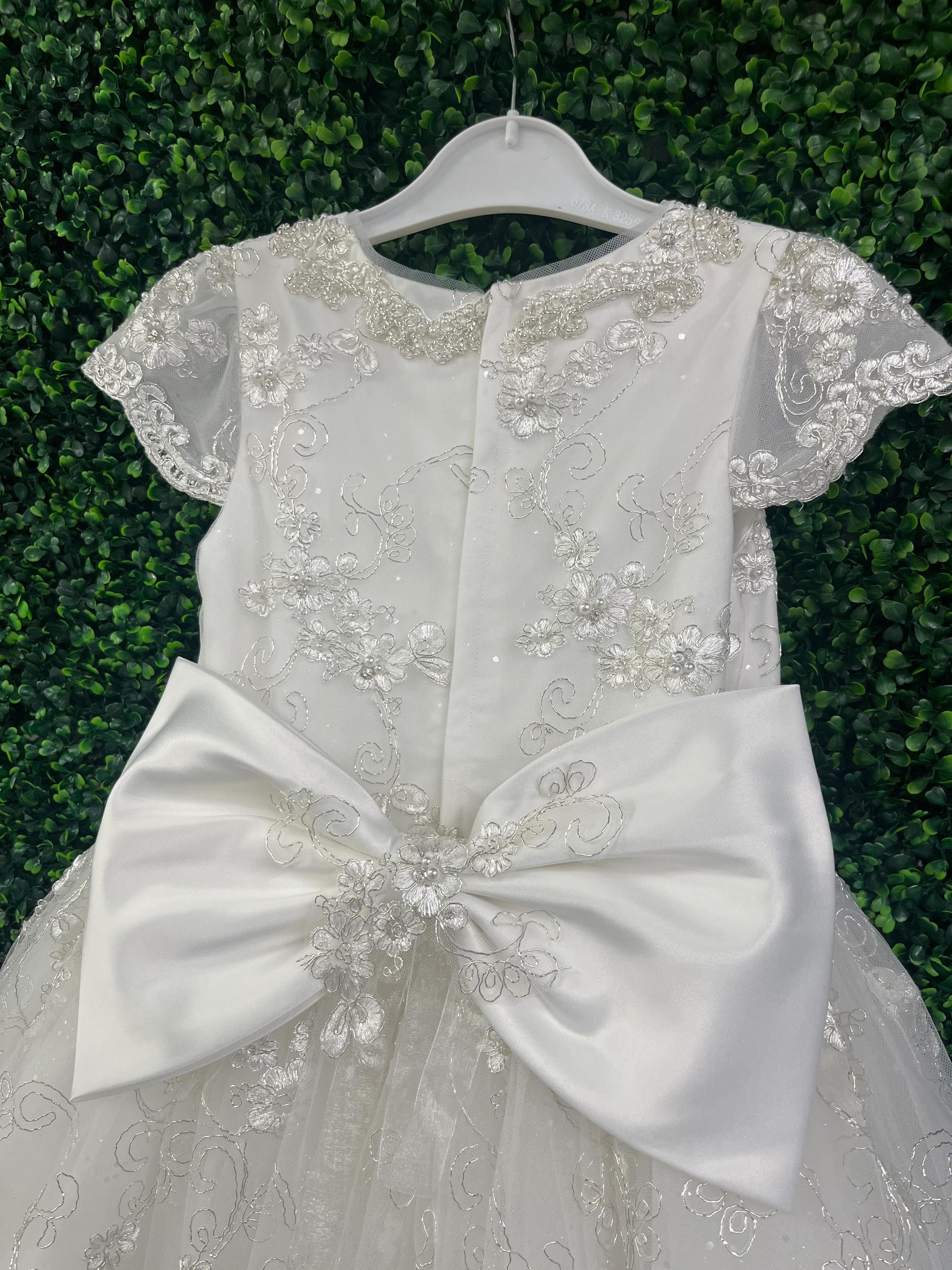 Princess Daliana Girls’ Metallic Full Lace Gown - Z24334 - Image 5