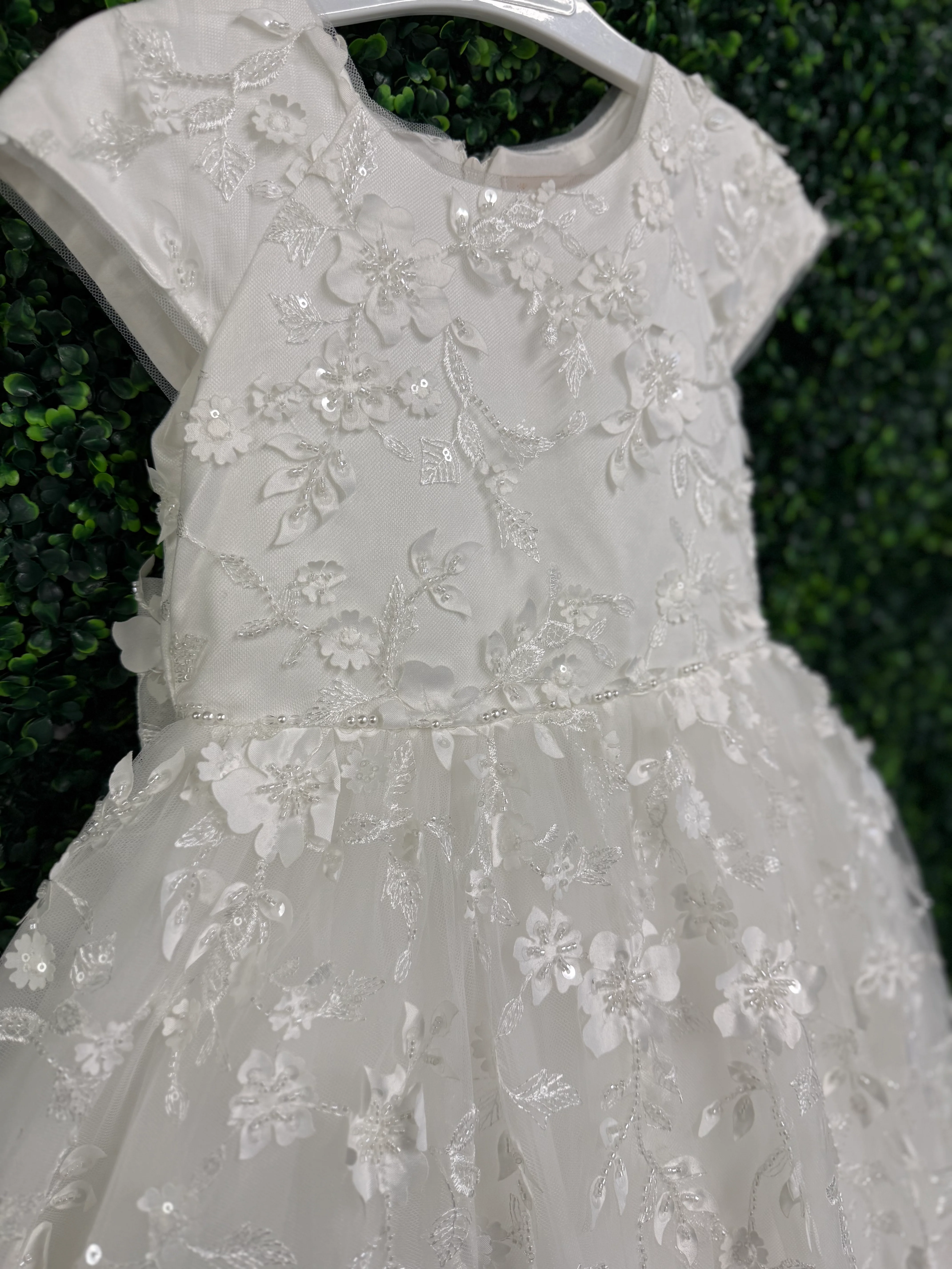 Princess Daliana Girls’ Floral Beaded Gown - Z24199 - Image 3