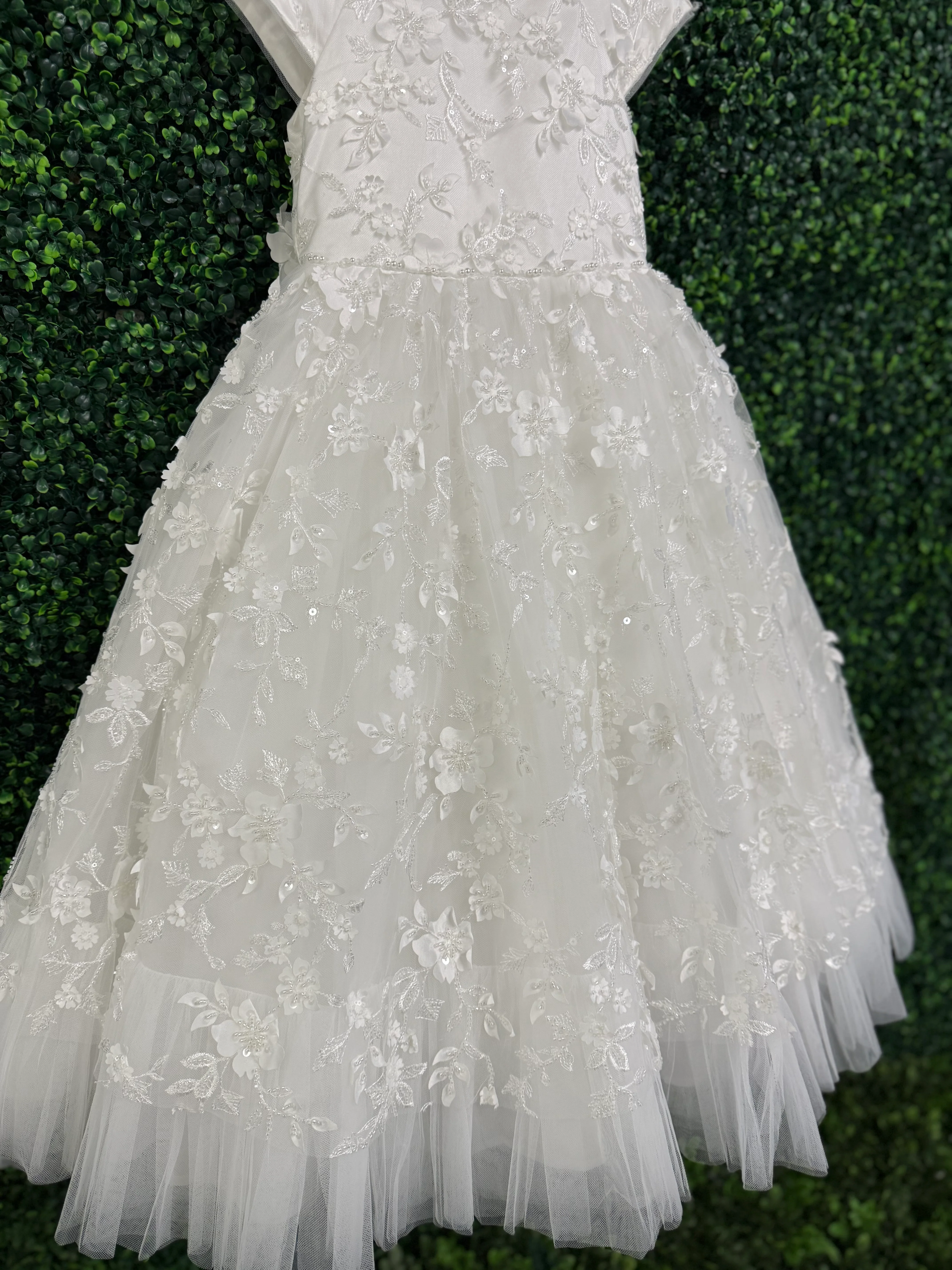 Princess Daliana Girls’ Floral Beaded Gown - Z24199 - Image 4