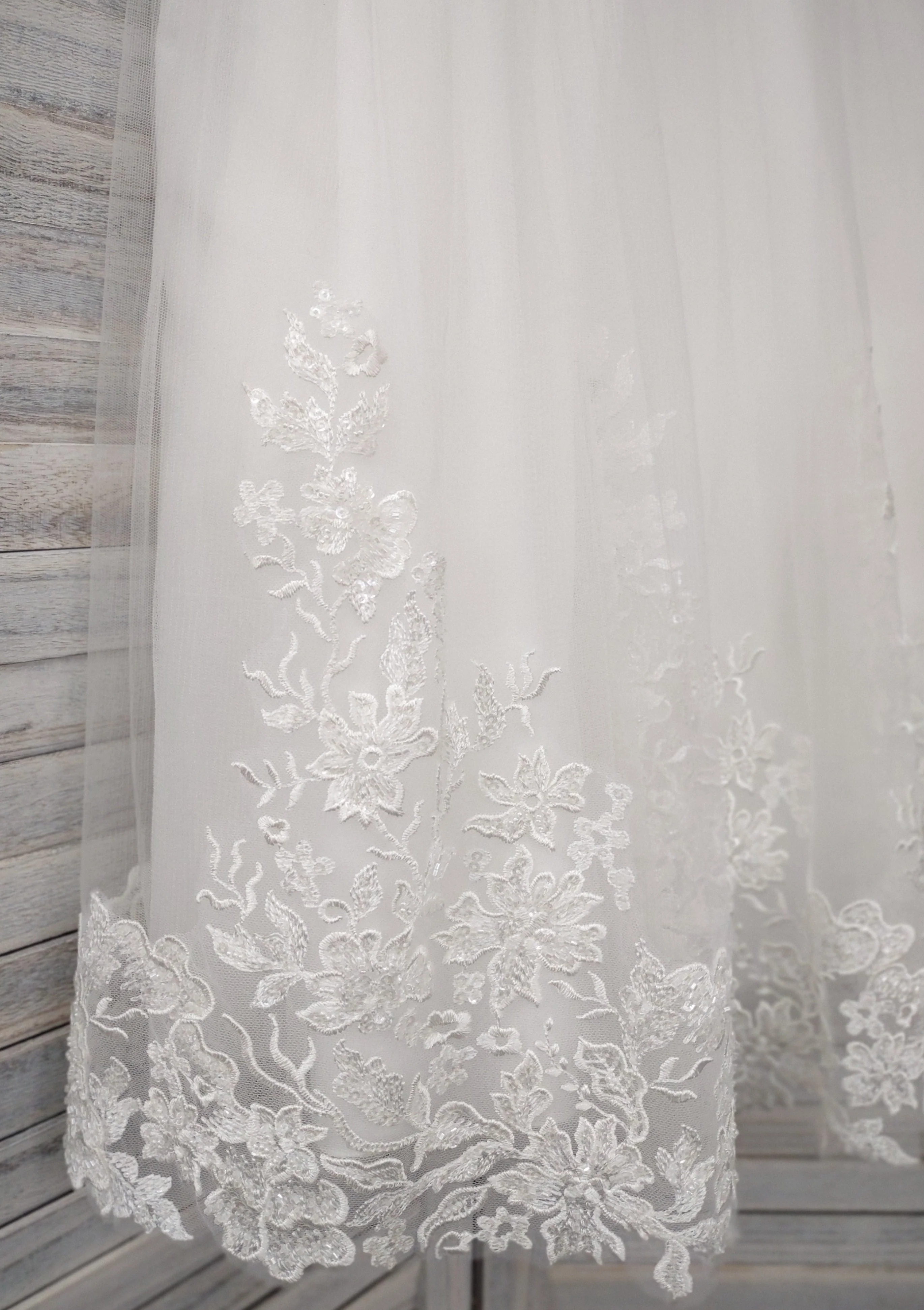 Princess Daliana Christening Dress with Rosettes and Ruffle Sleeves ESP2002 1 - Image 4