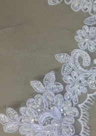 Nan & Jan Scallop Lace Mantilla Veil 310 - Image 4