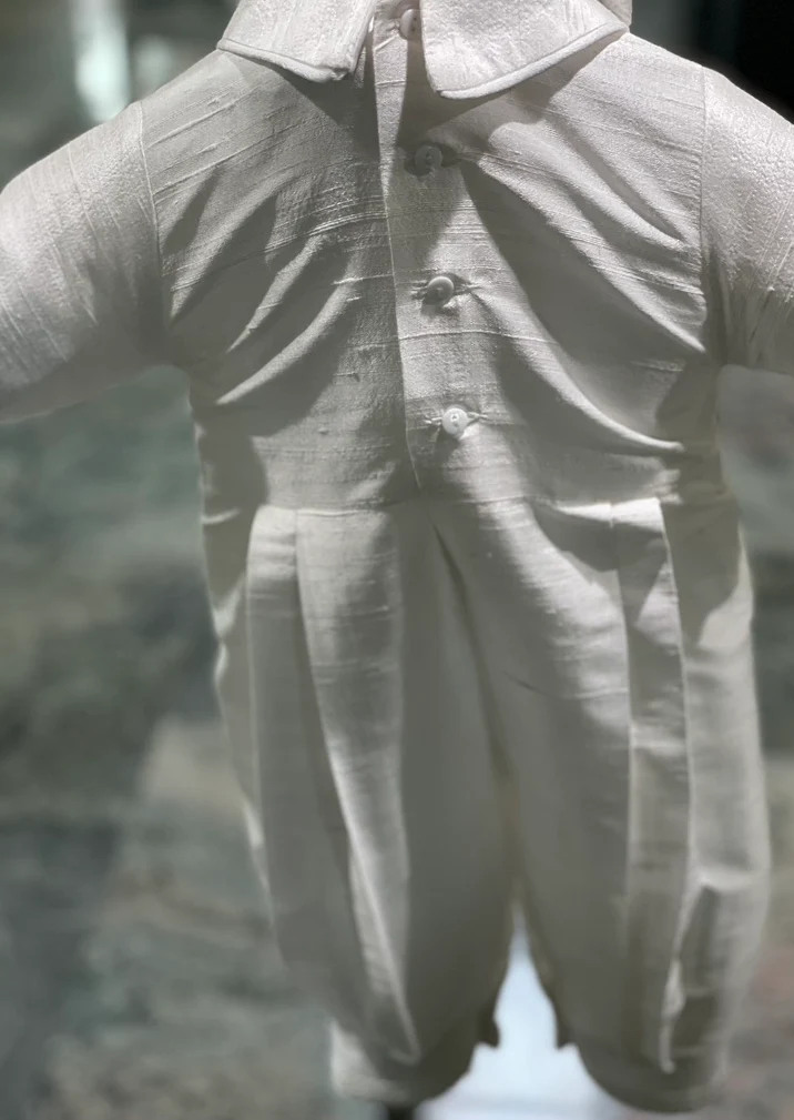 Piccolo Bacio Boys' Little Prince Baptism Outfit with Cording Detail - Image 10