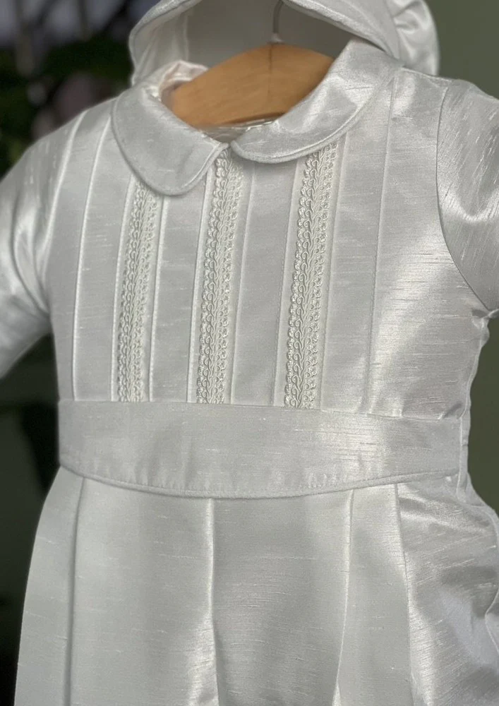 Piccolo Bacio Boys' Little Prince Baptism Outfit with Cording Detail - Image 6