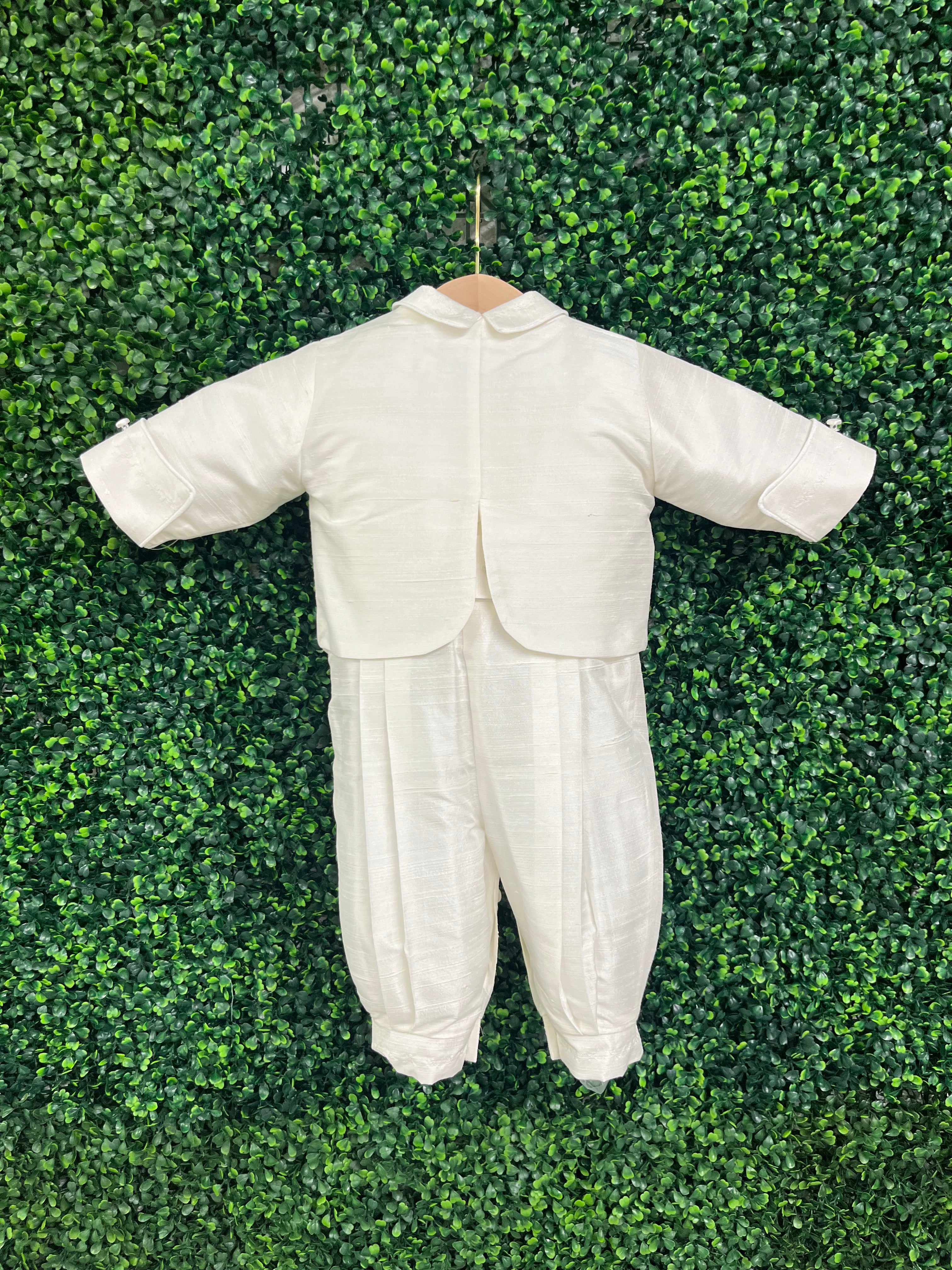 Piccolo Bacio Boys' Baptism Outfit with Jacket Salvatore - Image 6