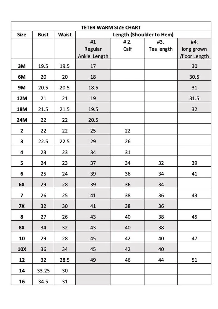 Teter Warm Baptism Cascading Flowers Long Gown - B116 - Image 3