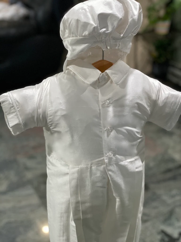 Piccolo Bacio Boys' Traditional Boys Baptism Felipe Outfit with Cord Trim - Image 4