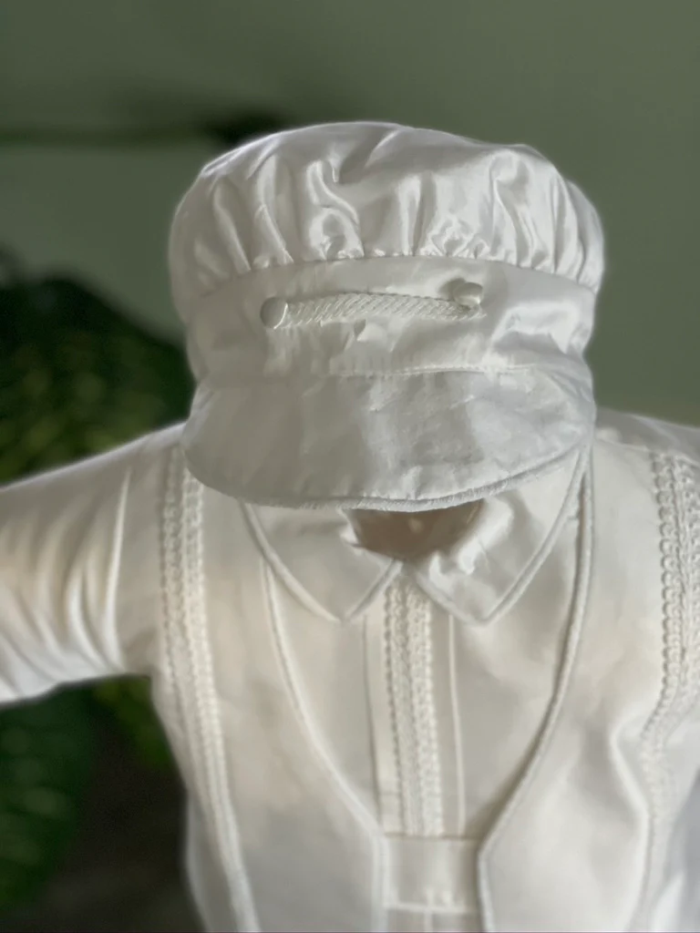 Piccolo Bacio Boys' Traditional Boys Baptism Felipe Outfit with Cord Trim - Image 6